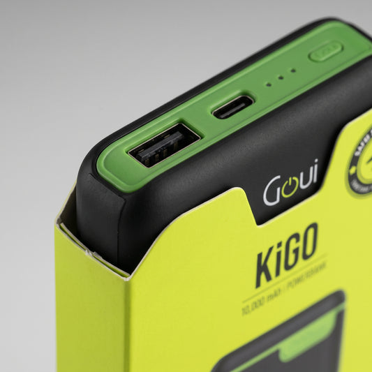 Goui Kigo 10,000mAh Power Bank โ Ultra-Compact Slim Portable Charger