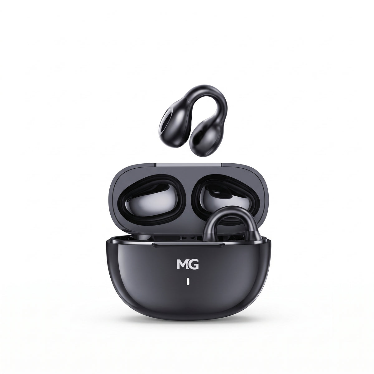 MG Open-Ear Clip-On Wireless Earbuds with Mic โ Bluetooth HD Sound