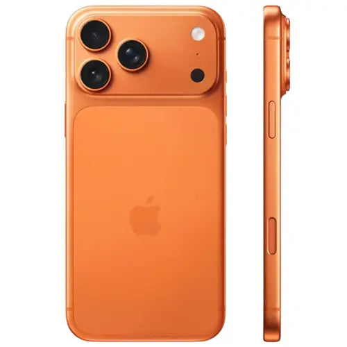 هاتف Apple iPhone 17 Pro Max – سعة 512 جيجابايت و1 تيرابايت | ألوان البرتقالي الكوني، الأزرق الداكن والفضي