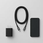 كابل شحن سريع بيلك USB-C إلى Lightning بتقنية PD بقدرة 30 واط – 120 سم، مغطى بطبقة قماشية