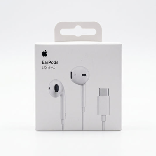 سماعات Apple EarPods بموصل USB-C - سماعات أذن سلكية مع ميكروفون ووحدة تحكم عن بُعد