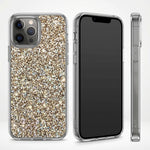 جراب Line Luxury Glitter Bling لهاتف iPhone 11 Pro – غطاء كريستالي لامع ومضاد للصدمات