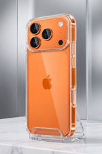 غطاء حماية فائق النحافة والوضوح لهاتف iPhone 17 Pro Max - غطاء كريستالي شفاف مقاوم للصدمات