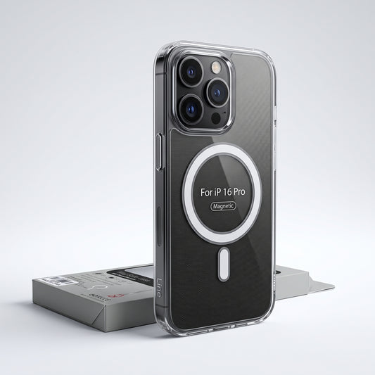 MagSafe 360° Protective Clear Case for iPhone 16 Pro – Magnetic Shockproof Cover