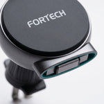 حامل شاحن لاسلكي مغناطيسي للسيارة من FORTECH موديل FWH-001 – قاعدة تثبيت للهاتف بفتحة التهوية متوافقة مع MagSafe