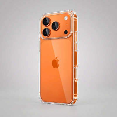 غطاء حماية فائق النحافة والوضوح لهاتف iPhone 17 Pro Max - غطاء كريستالي شفاف مقاوم للصدمات