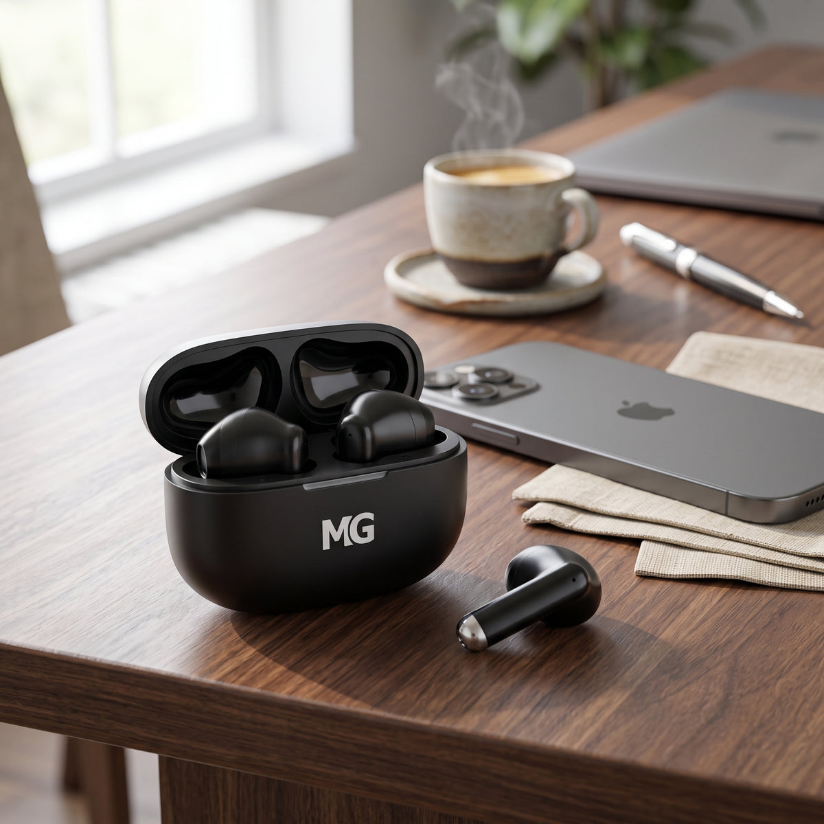 MG True Wireless Earbuds TWS Bluetooth with Mic – HD Stereo Sound