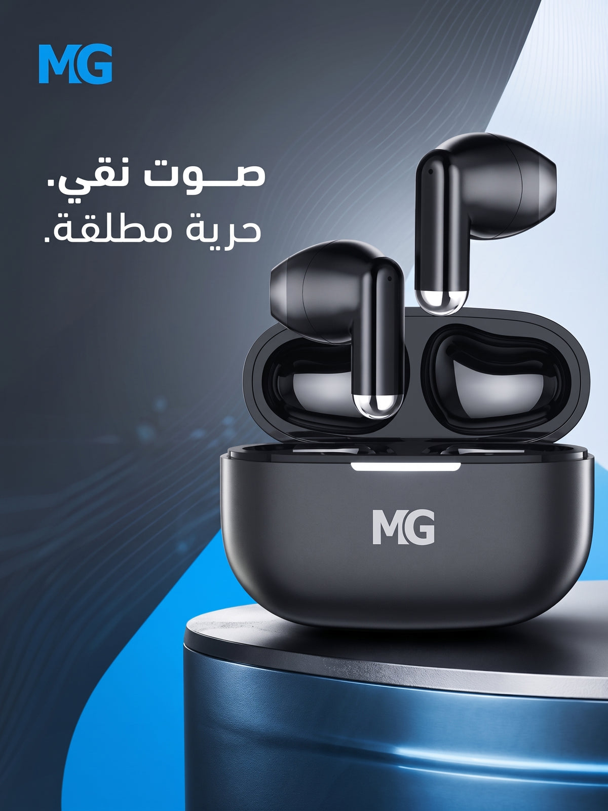 MG True Wireless Earbuds TWS Bluetooth with Mic – HD Stereo Sound