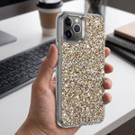 جراب Line Luxury Glitter Bling لهاتف iPhone 11 Pro – غطاء كريستالي لامع ومضاد للصدمات