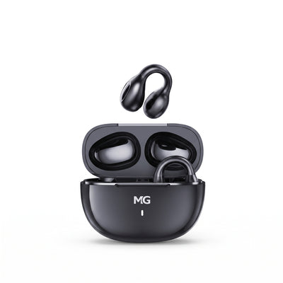 MG Open-Ear Clip-On Wireless Earbuds with Mic – Bluetooth HD Sound