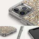 جراب Line Luxury Glitter Bling لهاتف iPhone 11 Pro – غطاء كريستالي لامع ومضاد للصدمات