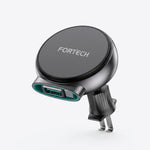 حامل شاحن لاسلكي مغناطيسي للسيارة من FORTECH موديل FWH-001 – قاعدة تثبيت للهاتف بفتحة التهوية متوافقة مع MagSafe