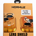 واقي عدسات HORMUZ لهاتف iPhone 17 Pro – غطاء حماية لعدسة الكاميرا من الزجاج المقسى الشفاف