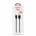 كابل شحن سريع ومزامنة بيانات Wopow LT-25 من USB إلى Type-C – أسود